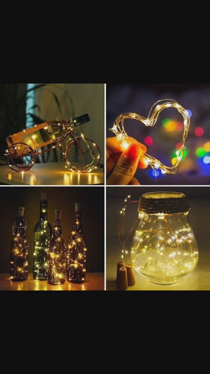 20 LED Bottle Decorative Cork Lights
