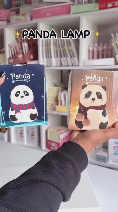 Rechargeable Silicone Panda Night Light for Kids