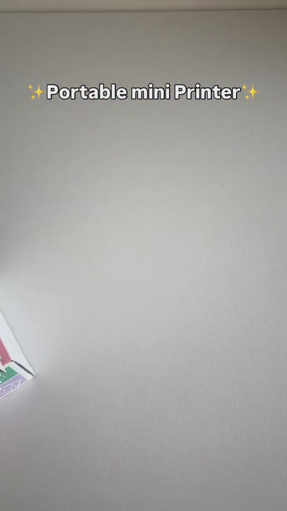 Mini bluetooth thermal label Printer